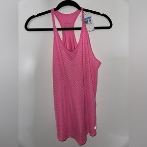 NIKE WOMENS DRI-FIT TANK TOP IN HOT PINK SIZE M